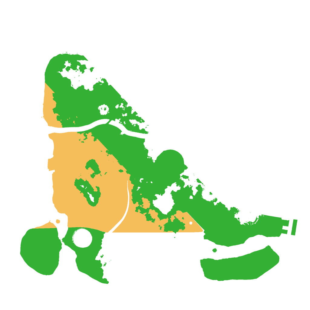 Biome Rust Map: Procedural Map, Size: 3000, Seed: 21504