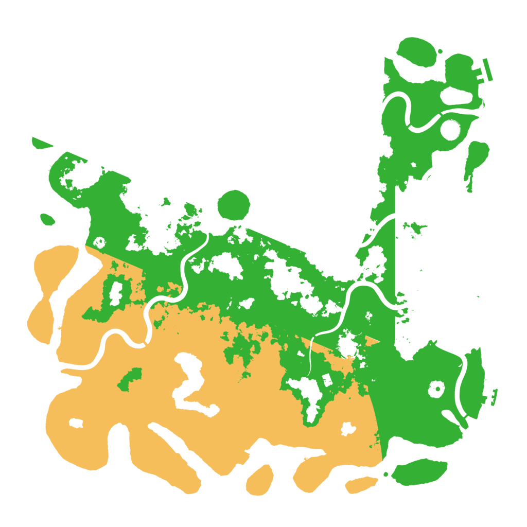 Biome Rust Map: Procedural Map, Size: 4650, Seed: 895077613