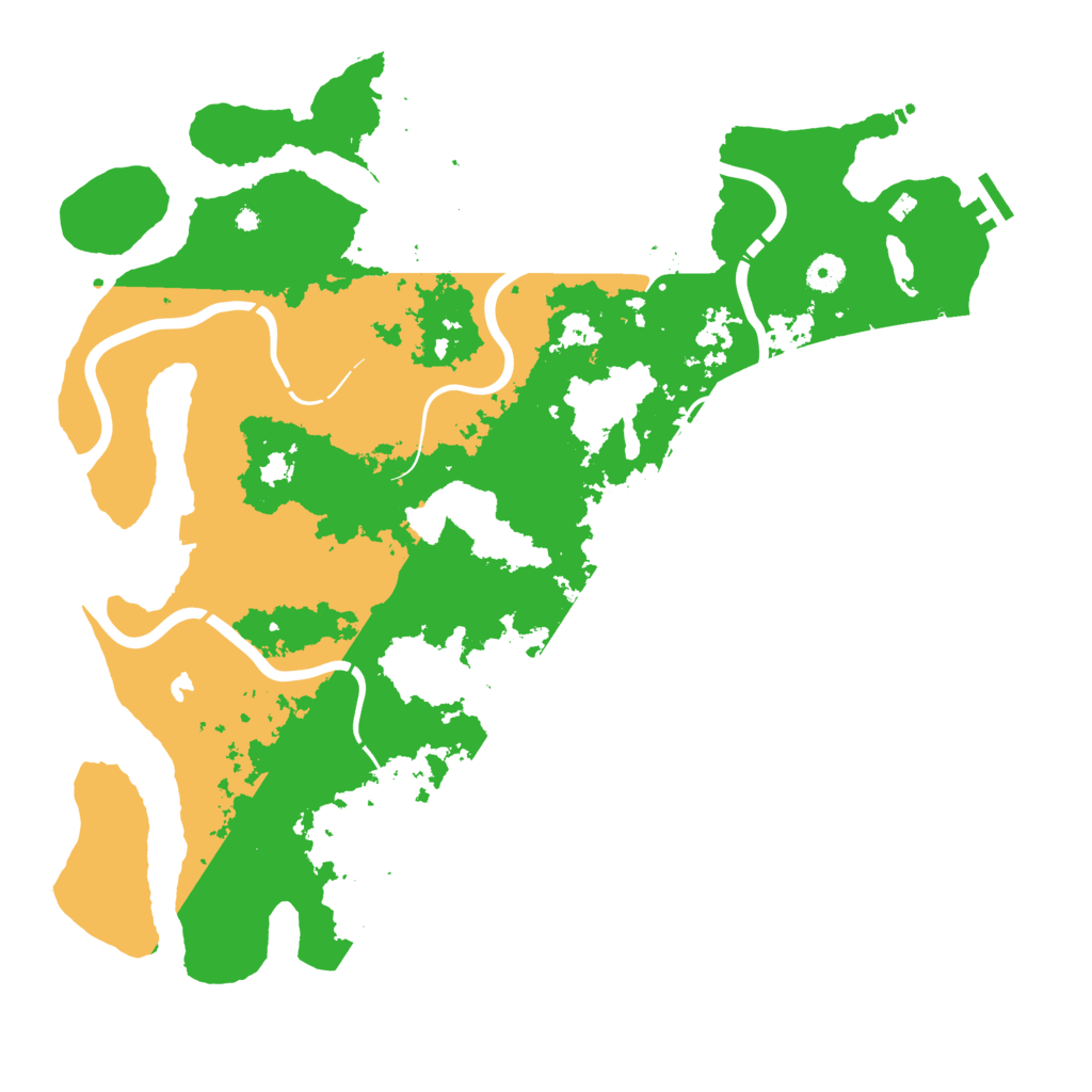 Biome Rust Map: Procedural Map, Size: 4300, Seed: 1745282268