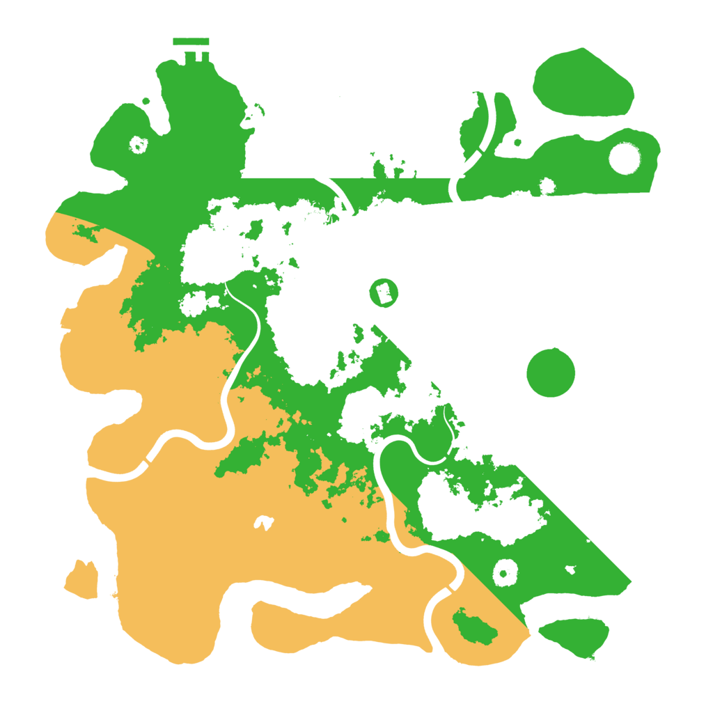 Biome Rust Map: Procedural Map, Size: 4000, Seed: 8492017