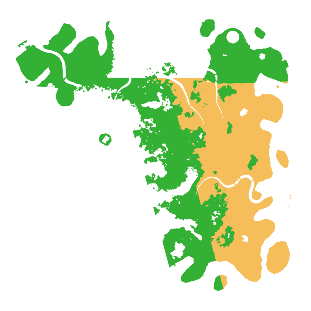 Biome Rust Map: Procedural Map, Size: 4500, Seed: 324232