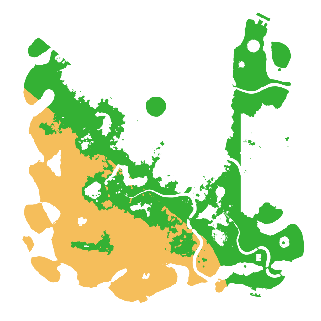 Biome Rust Map: Procedural Map, Size: 4500, Seed: 1122317234