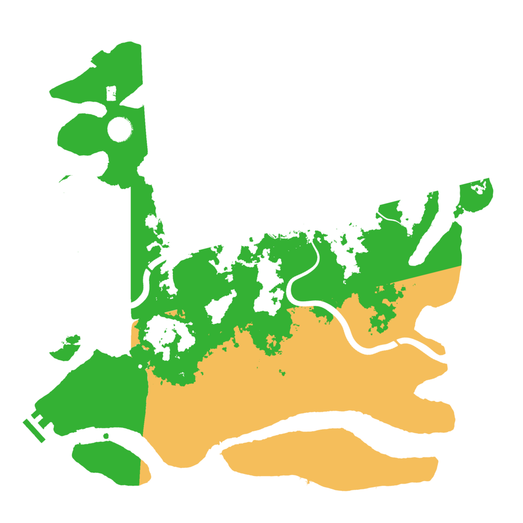 Biome Rust Map: Procedural Map, Size: 3750, Seed: 130412272