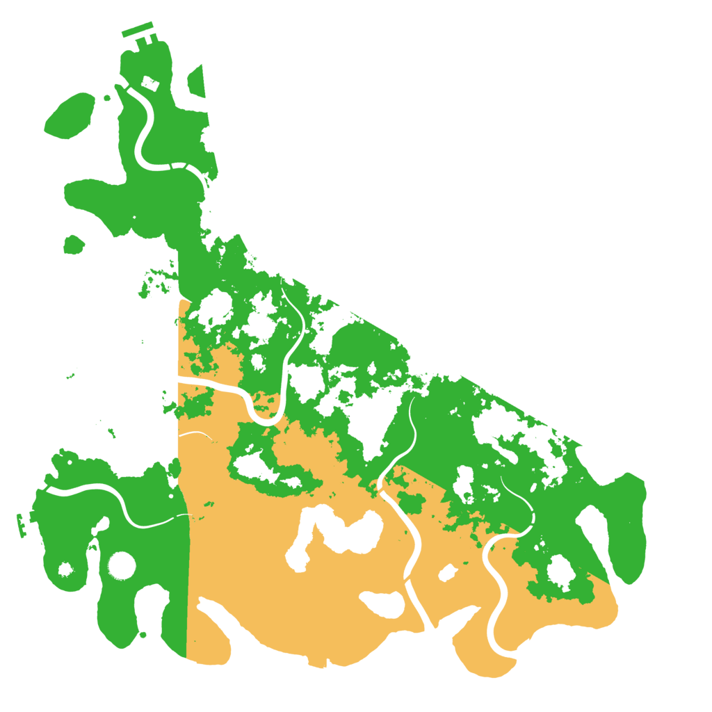 Biome Rust Map: Procedural Map, Size: 4500, Seed: 911398527