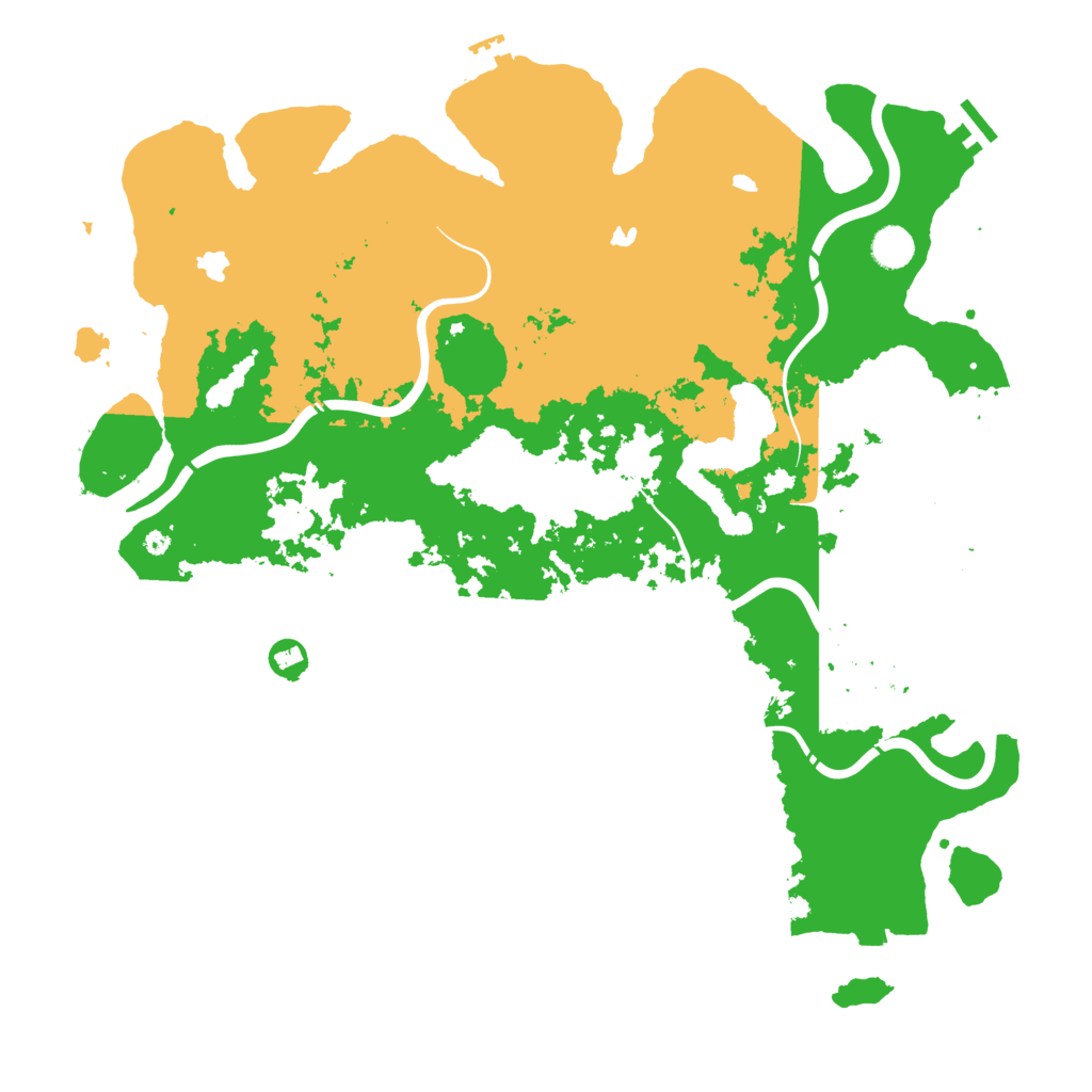 Biome Rust Map: Procedural Map, Size: 4500, Seed: 312560444