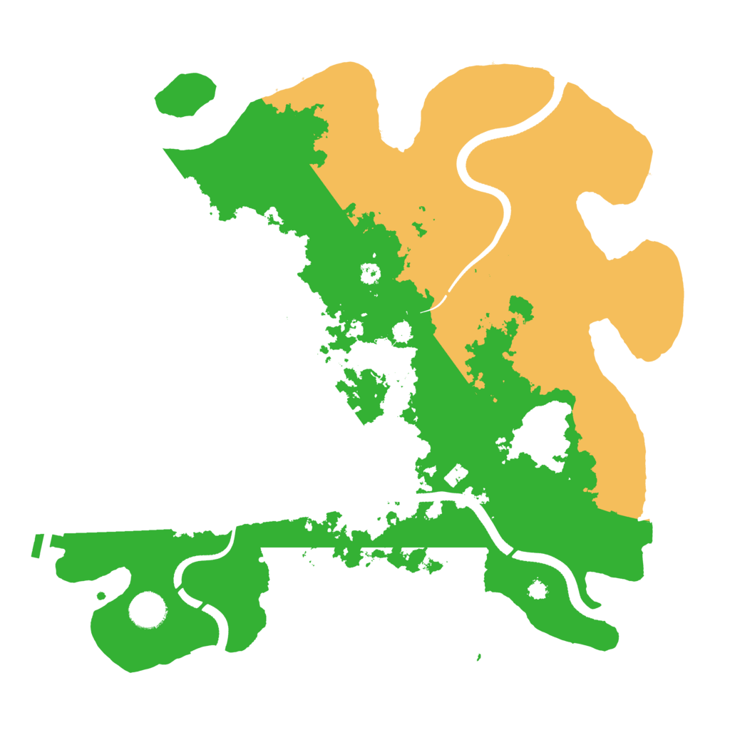 Biome Rust Map: Procedural Map, Size: 3500, Seed: 270826028