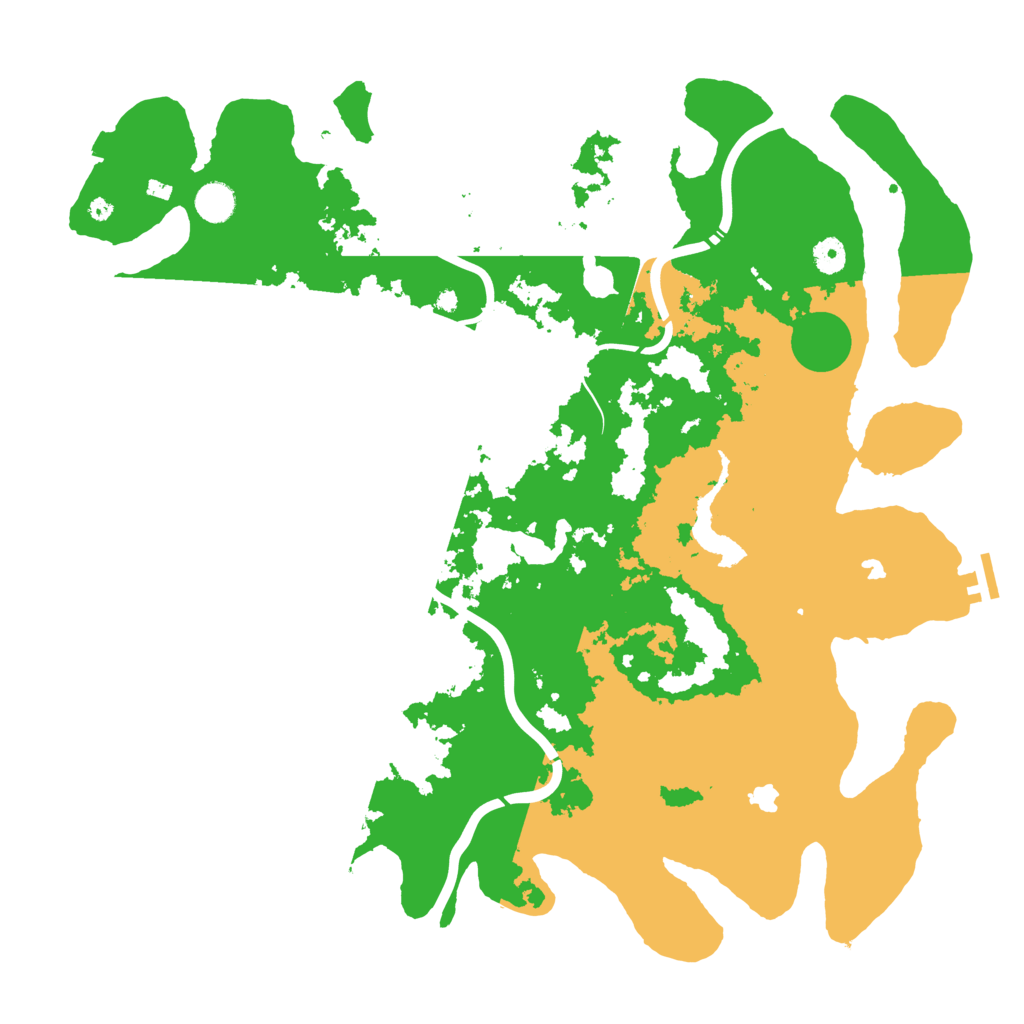 Biome Rust Map: Procedural Map, Size: 4500, Seed: 23212