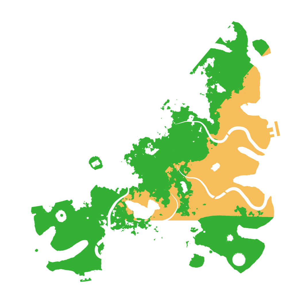 Biome Rust Map: Procedural Map, Size: 4000, Seed: 1026732918