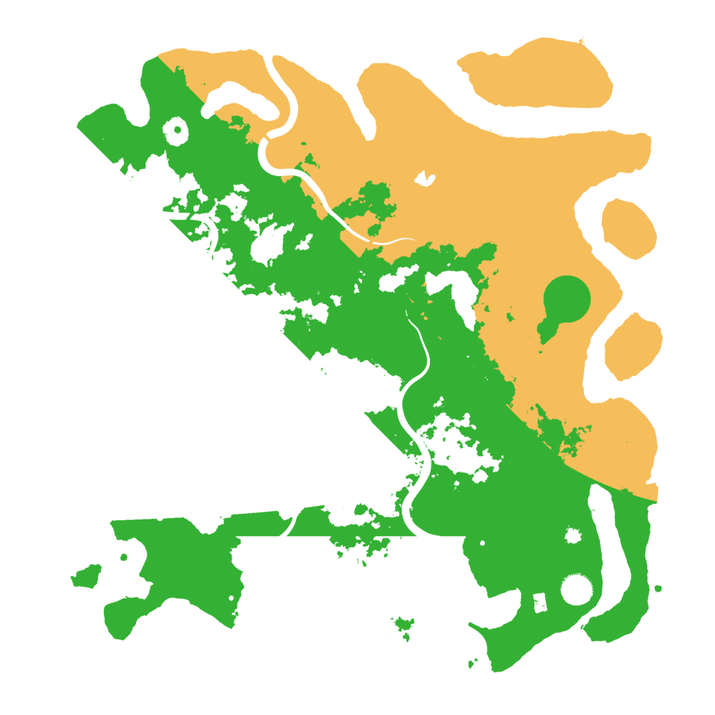Biome Rust Map: Procedural Map, Size: 4000, Seed: 3389942