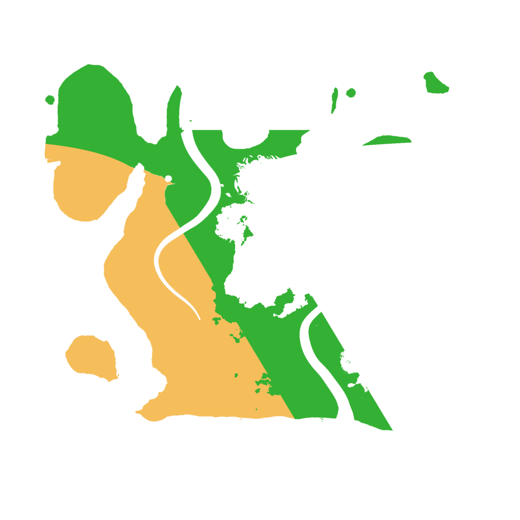 Biome Rust Map: Procedural Map, Size: 2250, Seed: 275802417