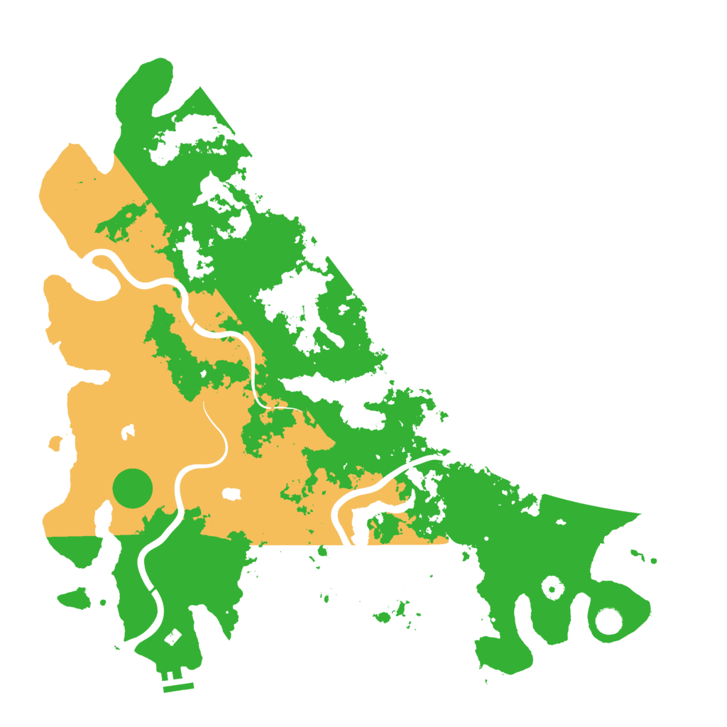 Biome Rust Map: Procedural Map, Size: 4800, Seed: 5632