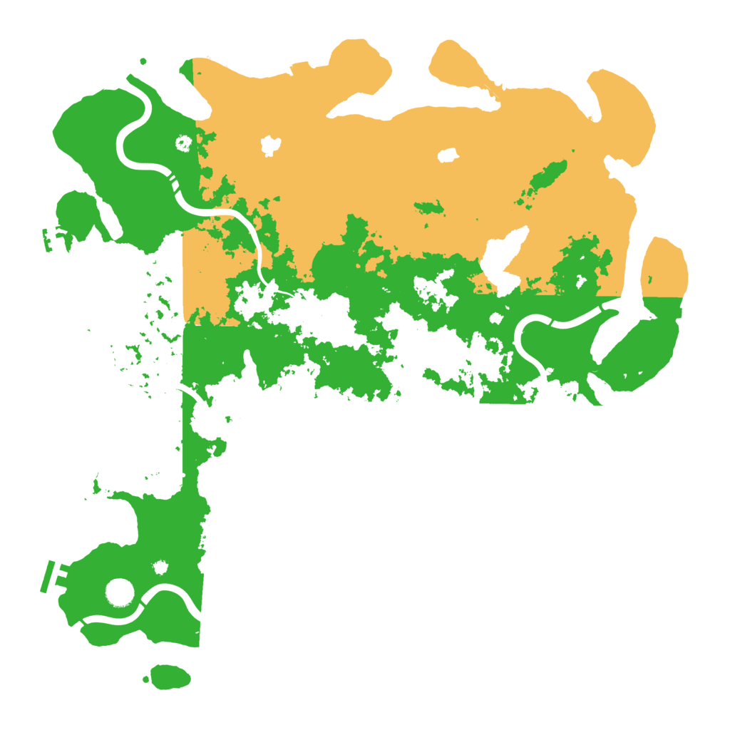 Biome Rust Map: Procedural Map, Size: 4500, Seed: 1681355594