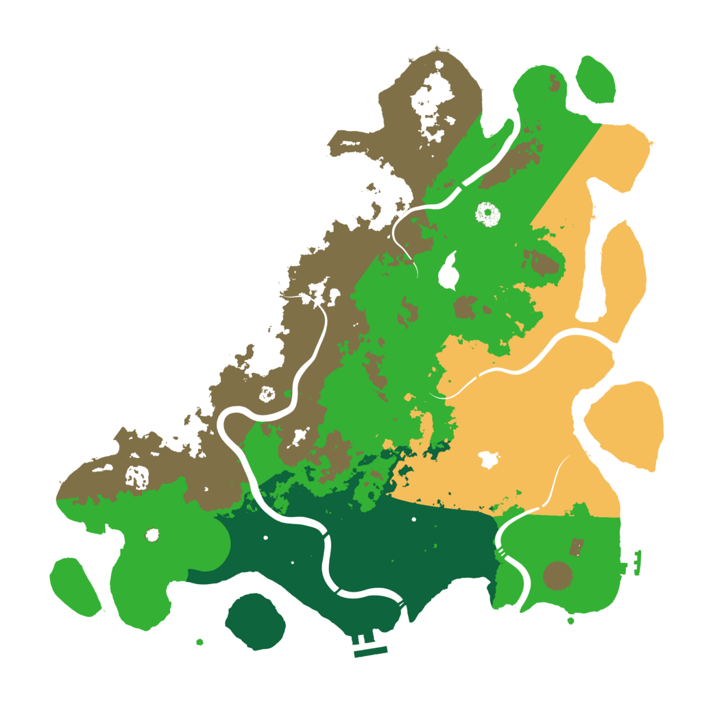 Biome Rust Map: Procedural Map, Size: 4250, Seed: 786158721