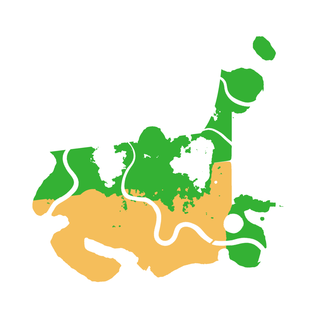 Biome Rust Map: Procedural Map, Size: 3000, Seed: 246475143
