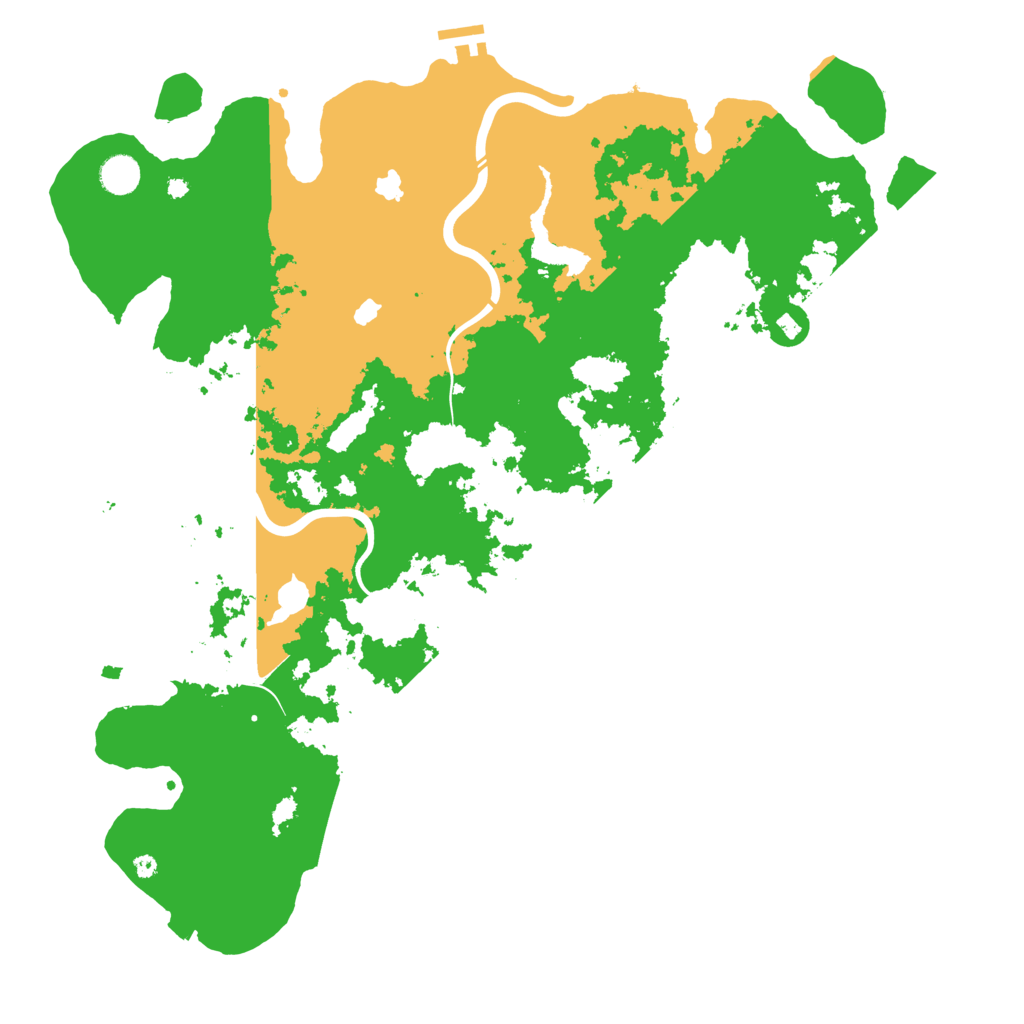 Biome Rust Map: Procedural Map, Size: 4500, Seed: 443883158