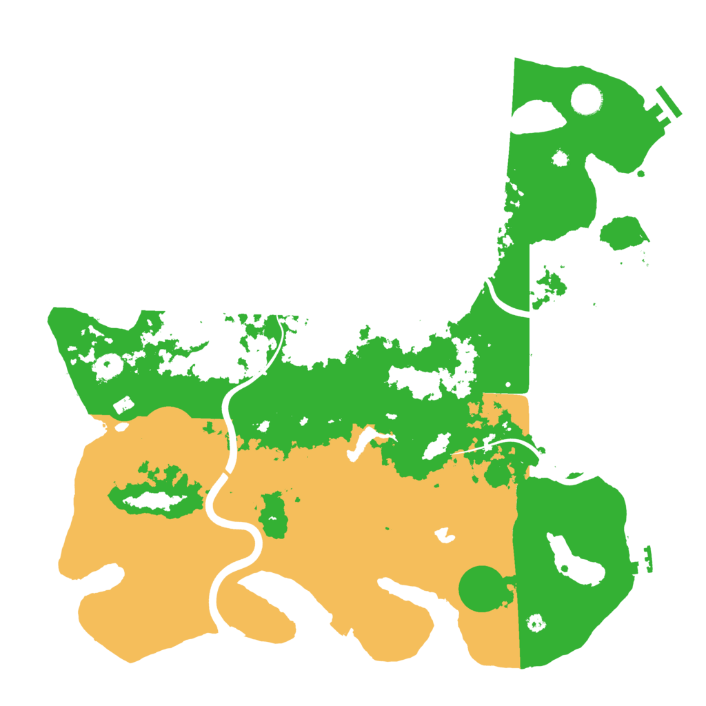 Biome Rust Map: Procedural Map, Size: 4000, Seed: 2010936931