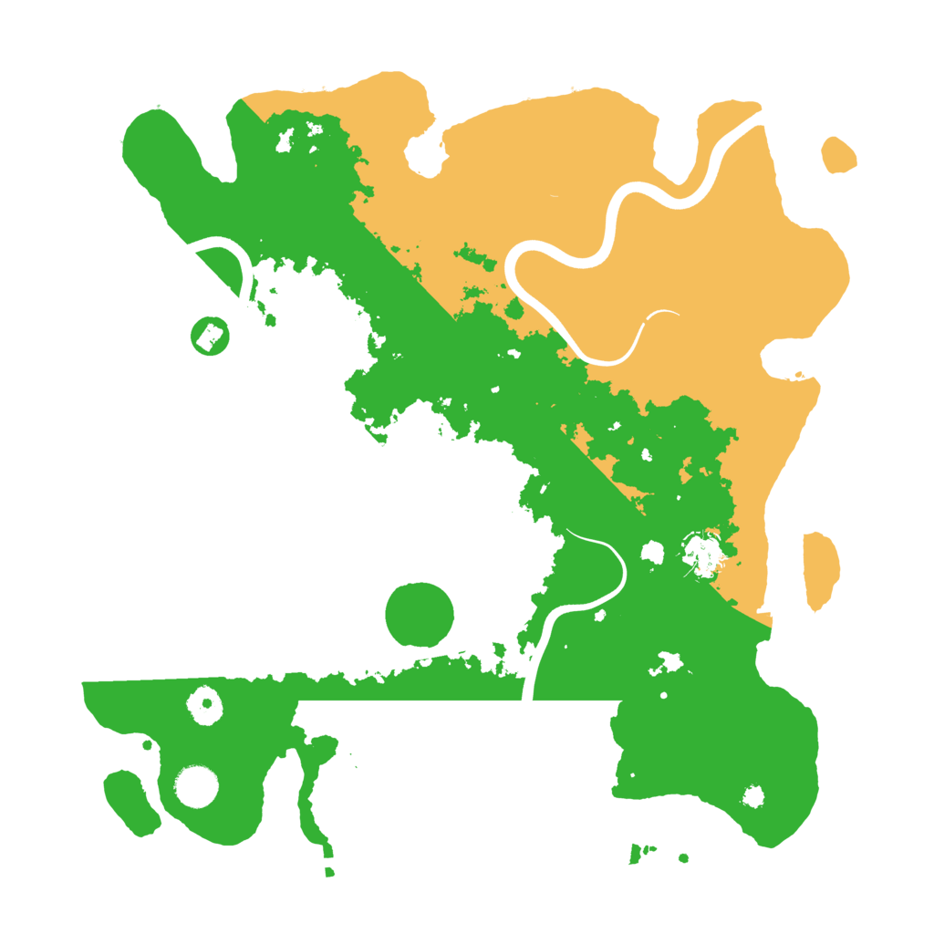 Biome Rust Map: Procedural Map, Size: 3850, Seed: 2141270131