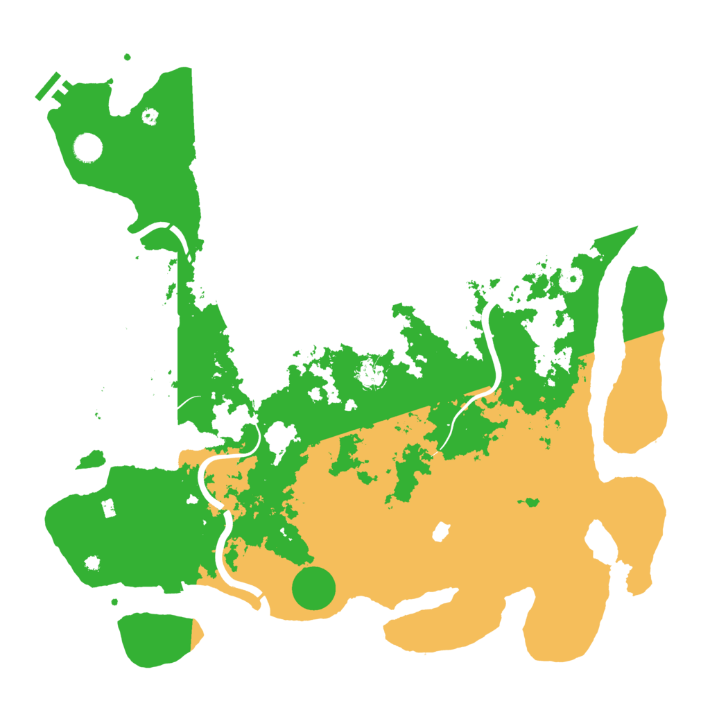 Biome Rust Map: Procedural Map, Size: 4300, Seed: 1681754620
