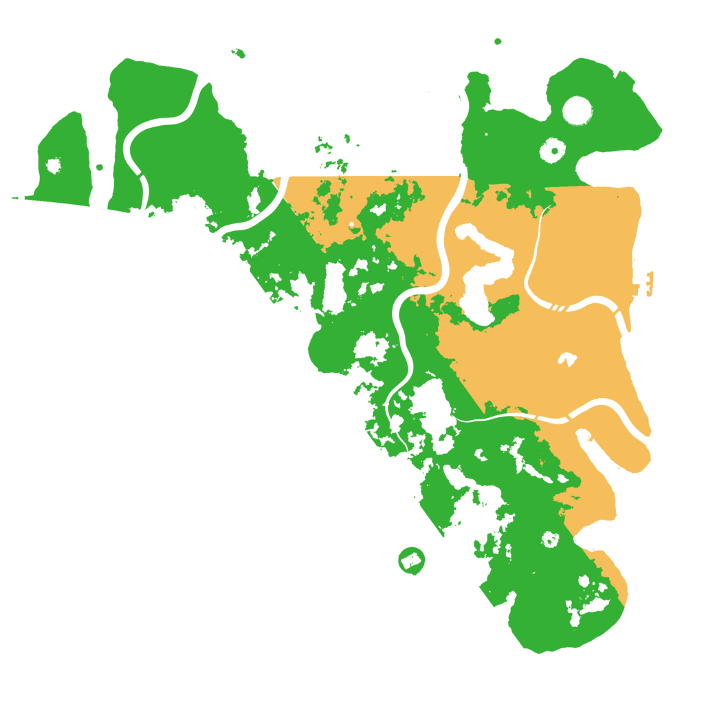 Biome Rust Map: Procedural Map, Size: 4250, Seed: 254692899