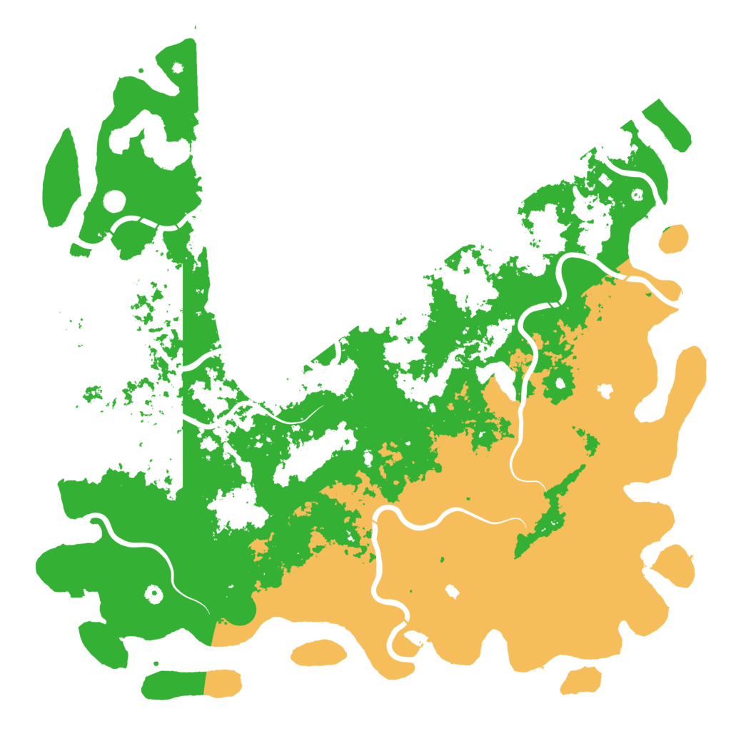 Biome Rust Map: Procedural Map, Size: 6000, Seed: 1957068930