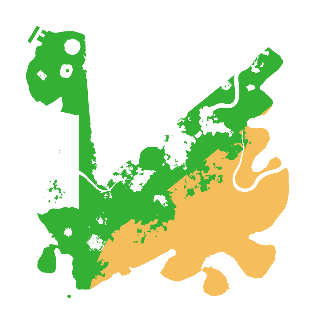Biome Rust Map: Procedural Map, Size: 3500, Seed: 1408159635