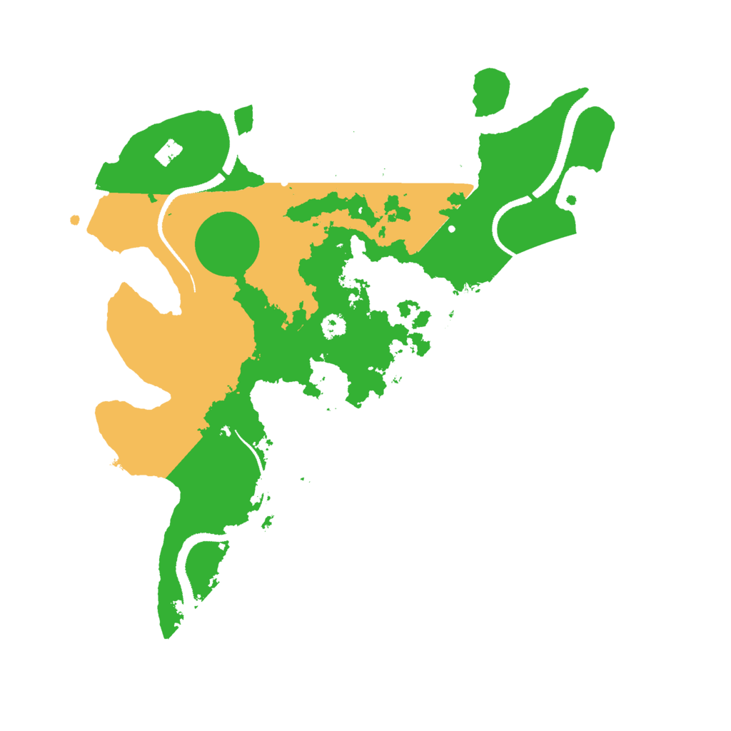 Biome Rust Map: Procedural Map, Size: 3000, Seed: 2017587095