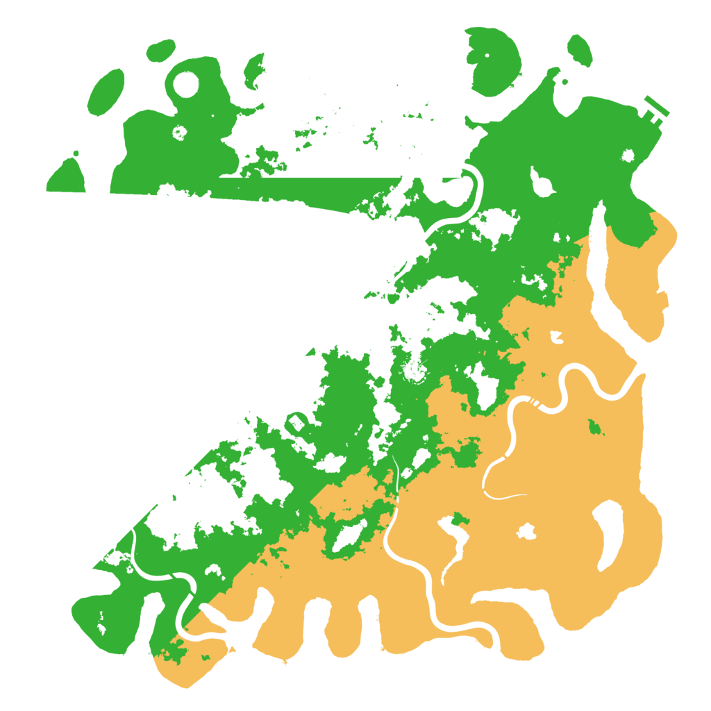 Biome Rust Map: Procedural Map, Size: 5000, Seed: 1755436785