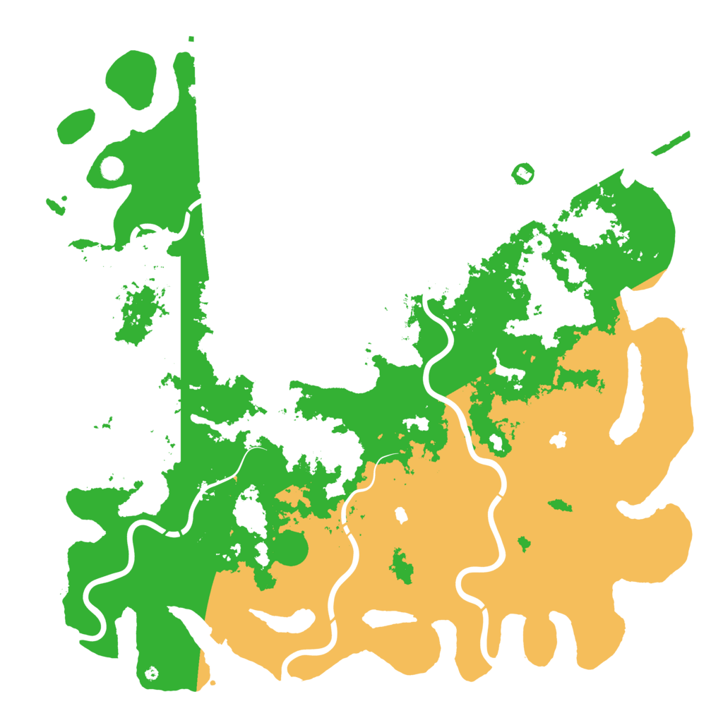 Biome Rust Map: Procedural Map, Size: 5500, Seed: 1643114784
