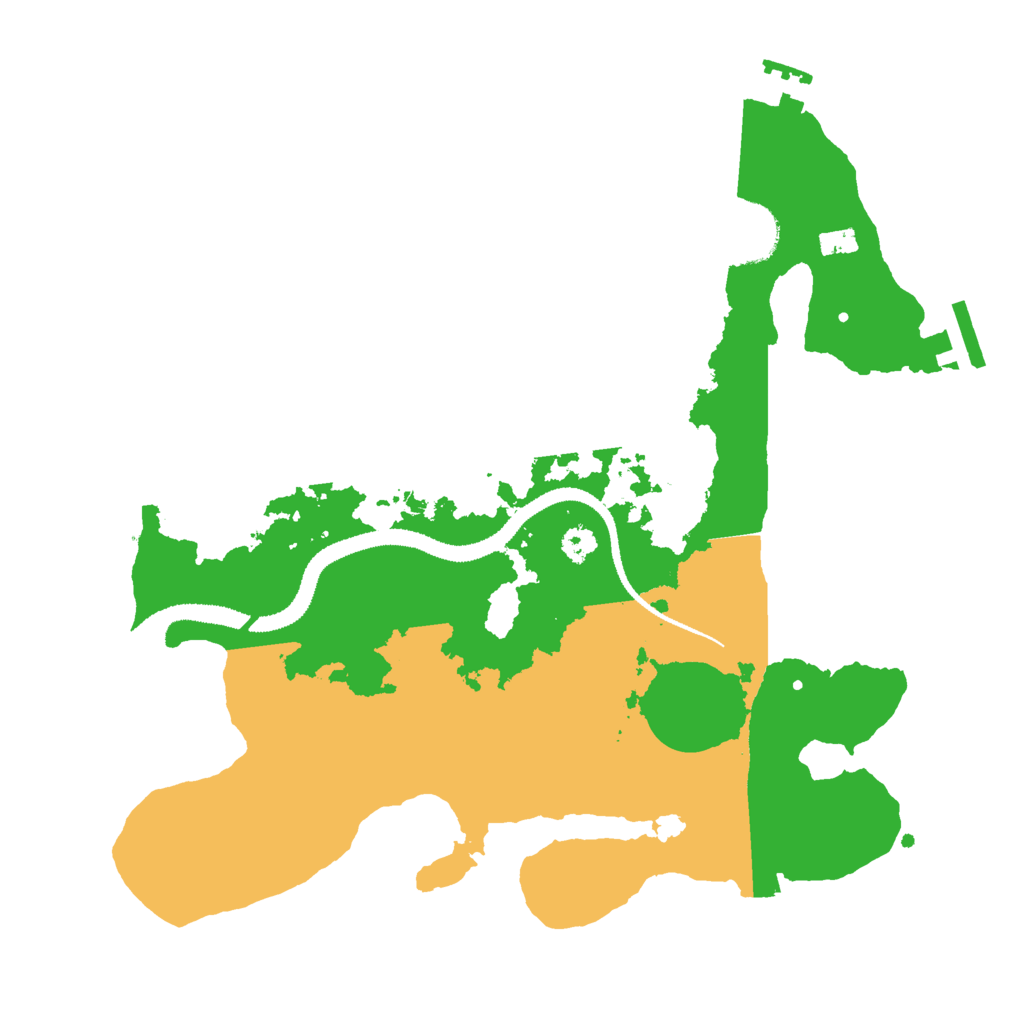 Biome Rust Map: Procedural Map, Size: 3000, Seed: 1576853129