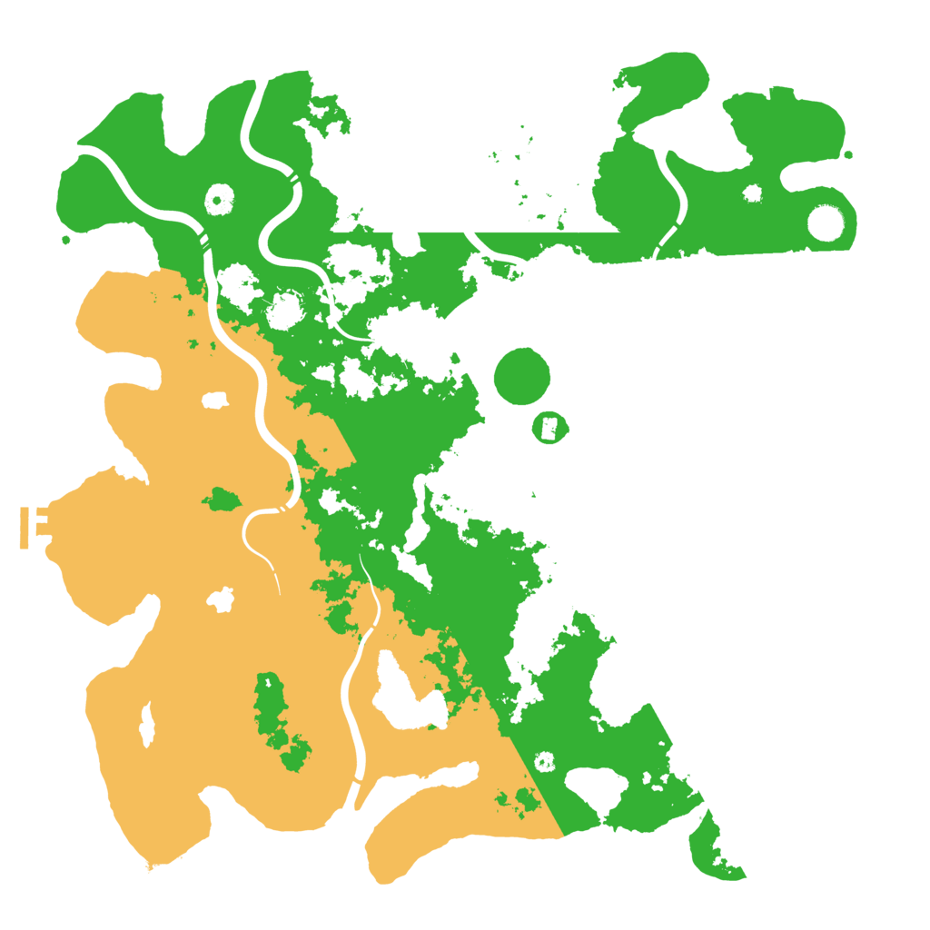 Biome Rust Map: Procedural Map, Size: 4500, Seed: 523443011