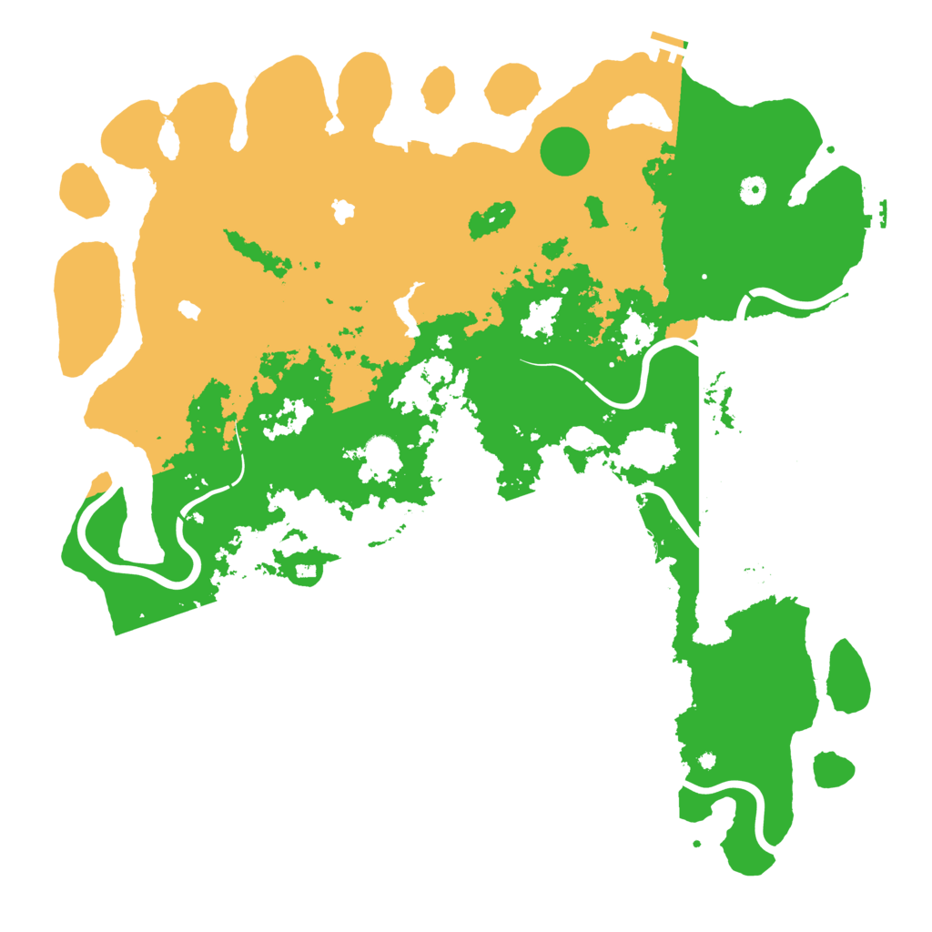 Biome Rust Map: Procedural Map, Size: 5000, Seed: 314273738
