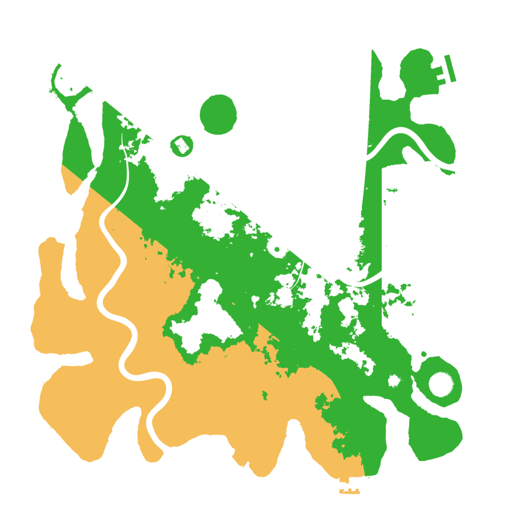 Biome Rust Map: Procedural Map, Size: 3750, Seed: 2004133008