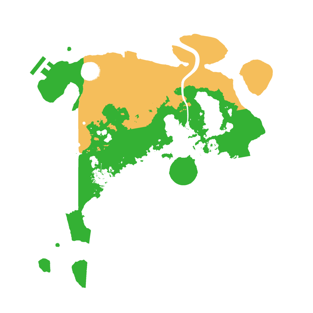 Biome Rust Map: Procedural Map, Size: 3000, Seed: 727946478