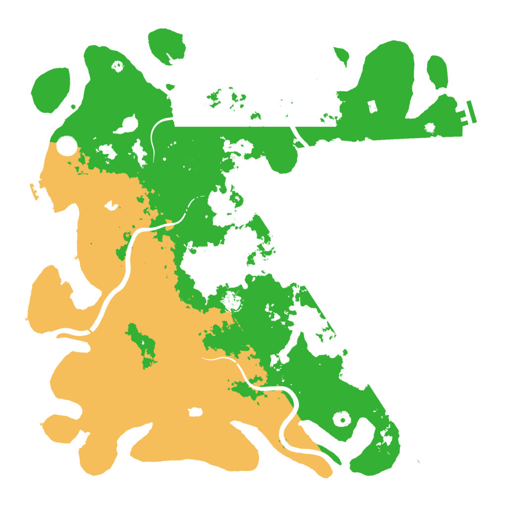 Biome Rust Map: Procedural Map, Size: 4500, Seed: 1154436323