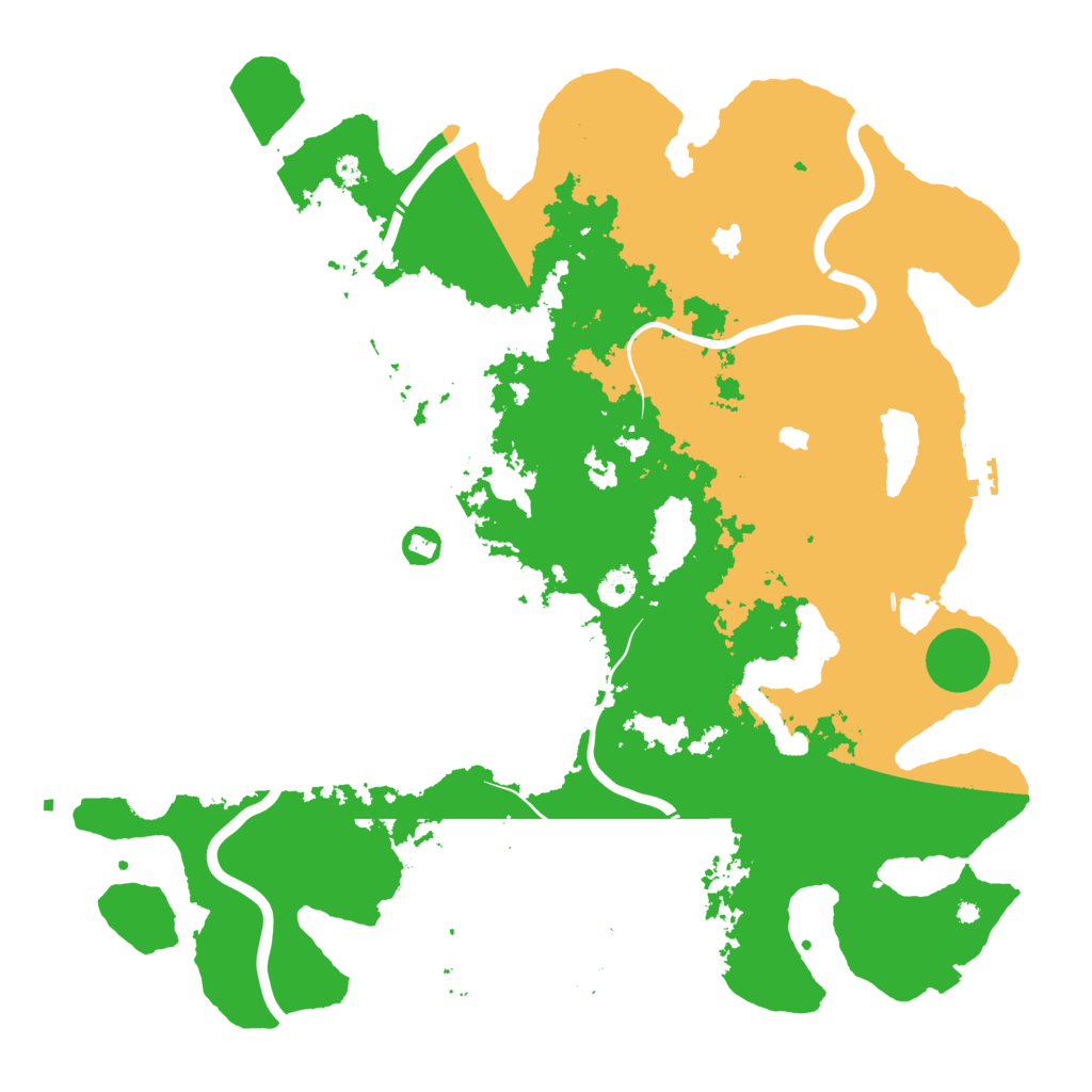 Biome Rust Map: Procedural Map, Size: 4500, Seed: 485551449