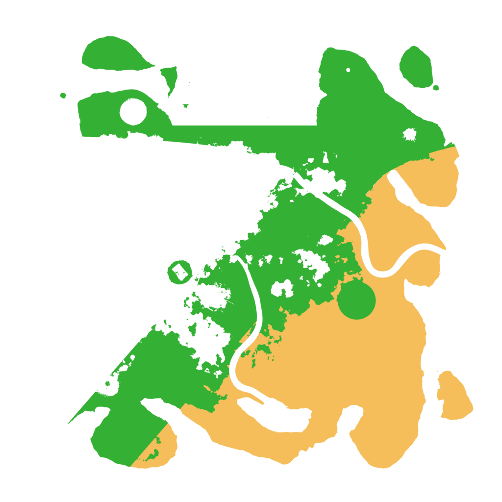 Biome Rust Map: Procedural Map, Size: 3500, Seed: 690274713