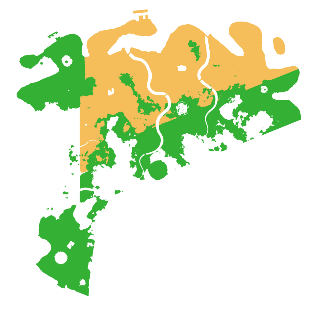Biome Rust Map: Procedural Map, Size: 4500, Seed: 7760040