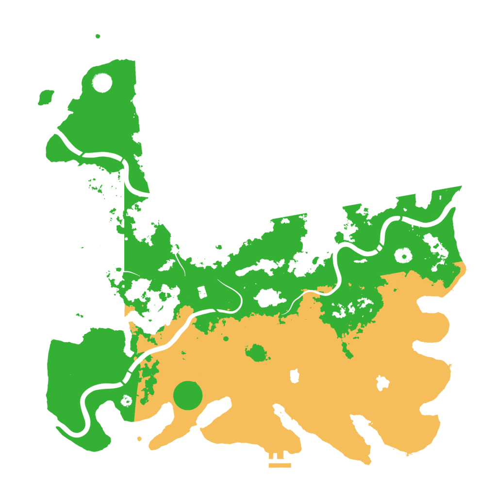 Biome Rust Map: Procedural Map, Size: 4500, Seed: 66352432