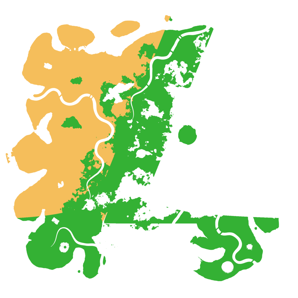 Biome Rust Map: Procedural Map, Size: 4500, Seed: 2120959651