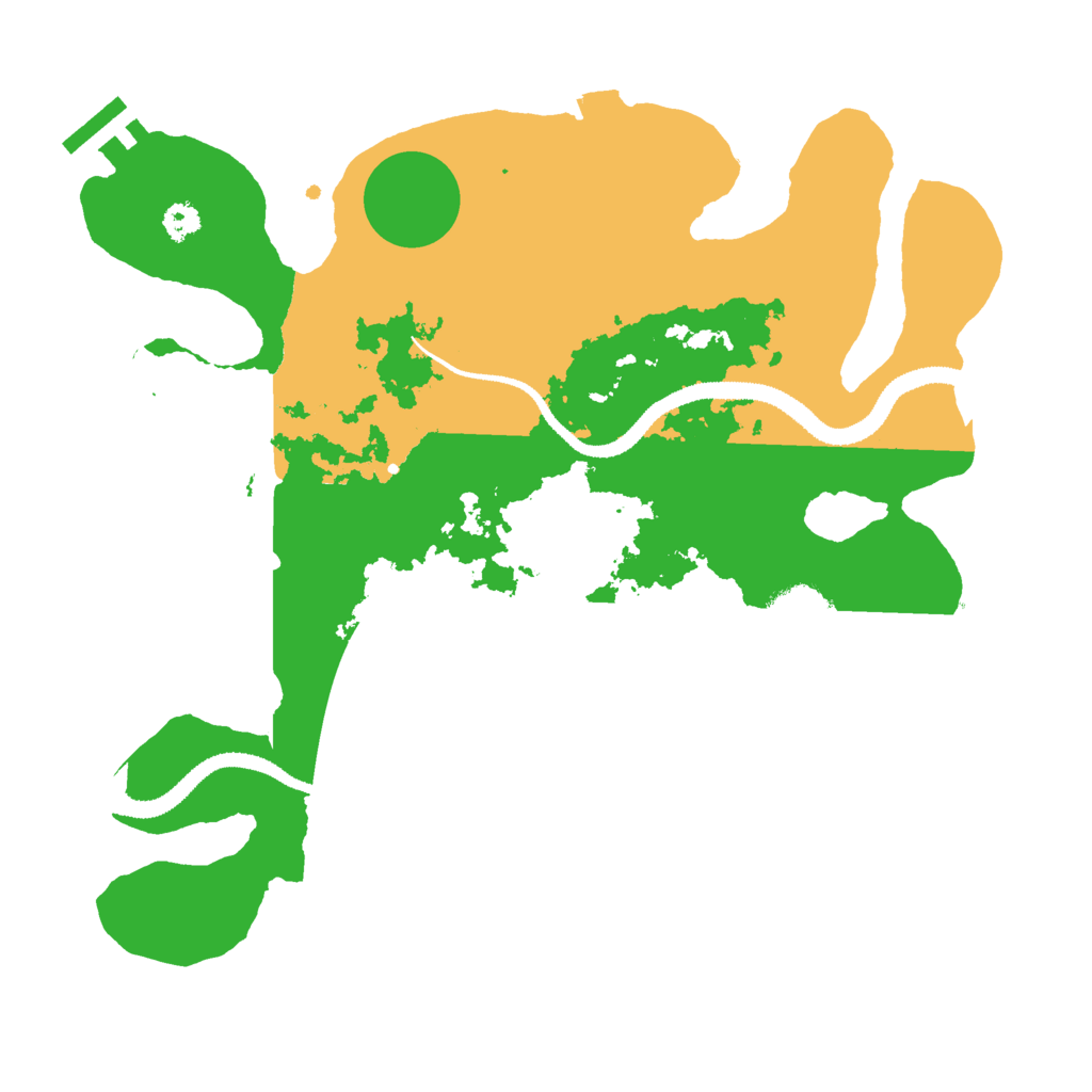 Biome Rust Map: Procedural Map, Size: 3000, Seed: 732073420