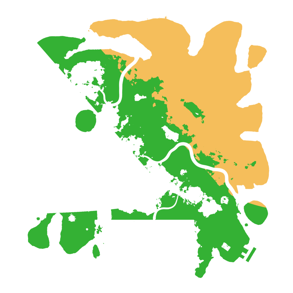 Biome Rust Map: Procedural Map, Size: 3750, Seed: 1366553458