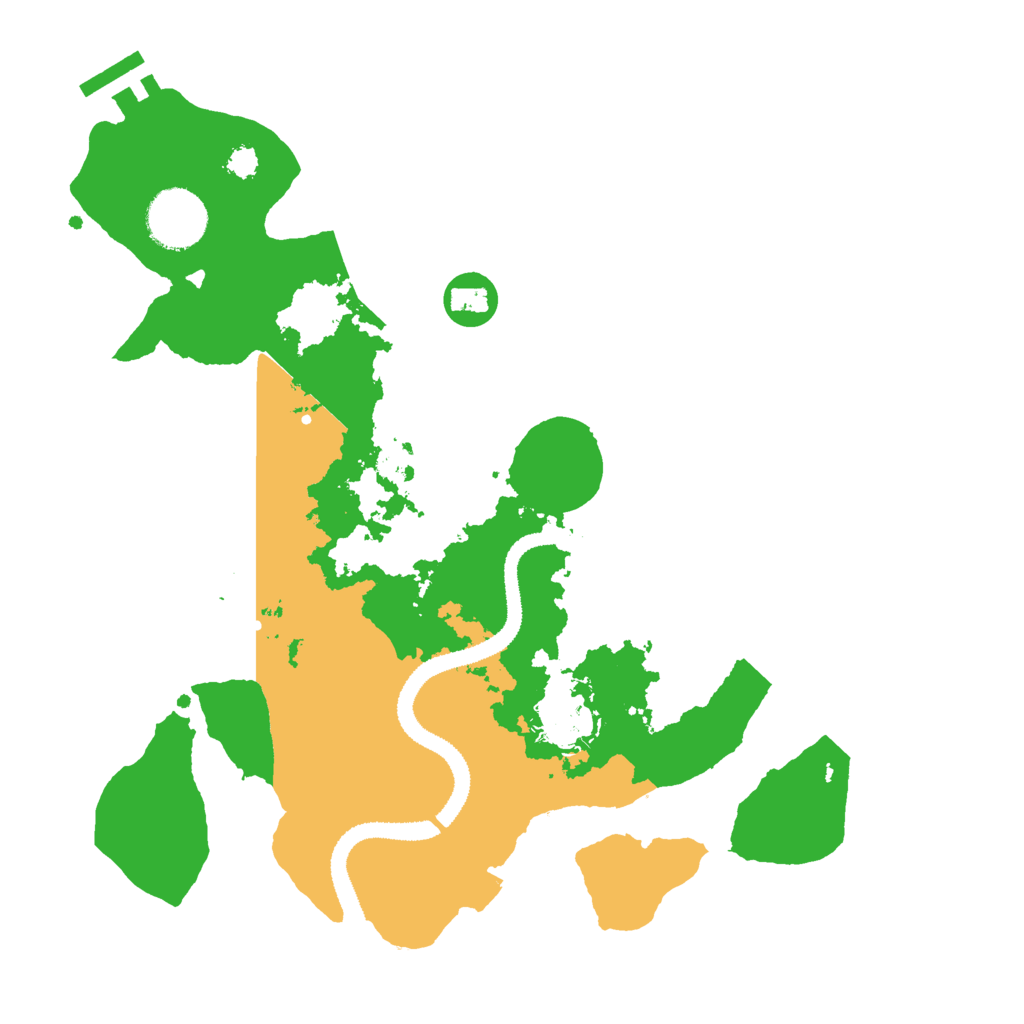 Biome Rust Map: Procedural Map, Size: 3000, Seed: 2069435898