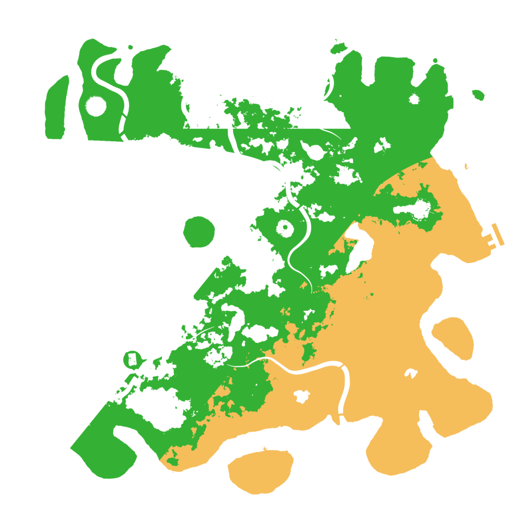 Biome Rust Map: Procedural Map, Size: 4500, Seed: 624949505