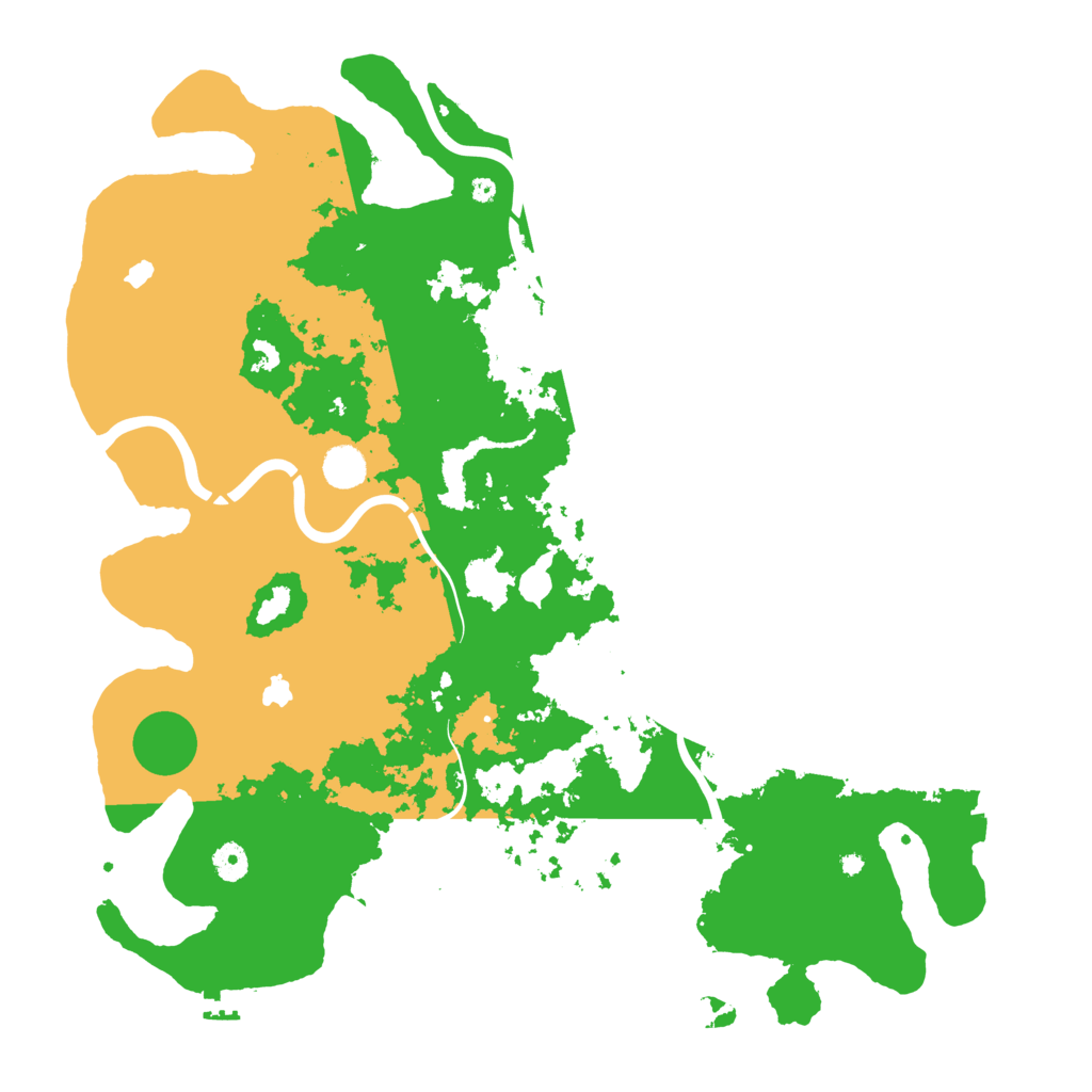 Biome Rust Map: Procedural Map, Size: 4500, Seed: 214115