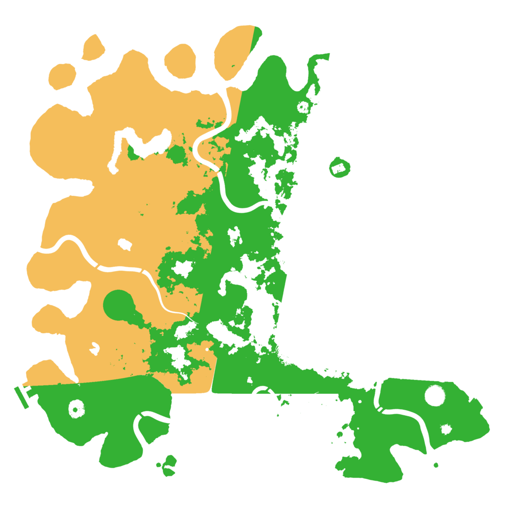 Biome Rust Map: Procedural Map, Size: 4500, Seed: 964551997