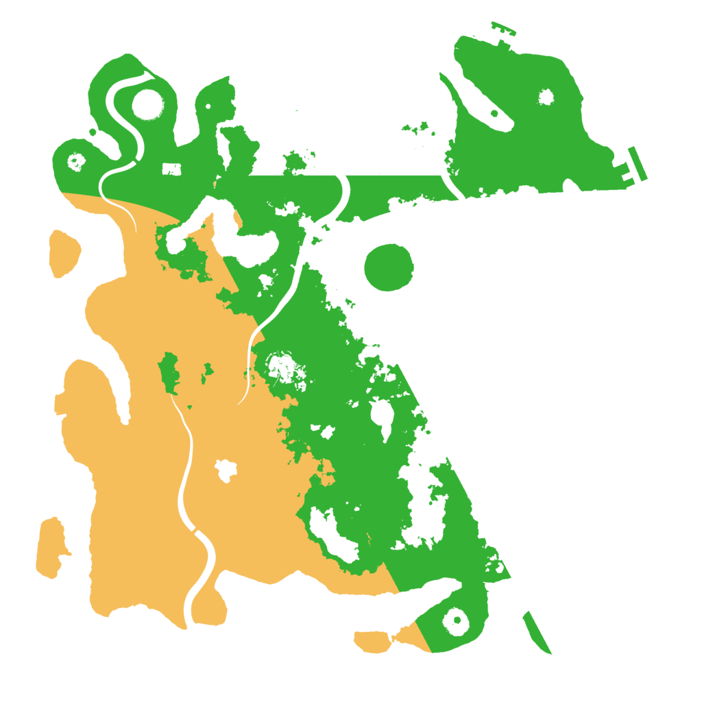 Biome Rust Map: Procedural Map, Size: 4000, Seed: 15152453