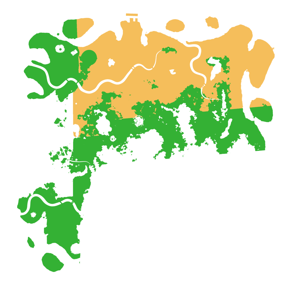 Biome Rust Map: Procedural Map, Size: 5000, Seed: 1014142557