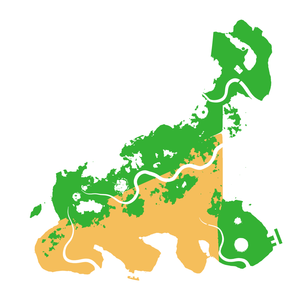 Biome Rust Map: Procedural Map, Size: 3800, Seed: 982807986