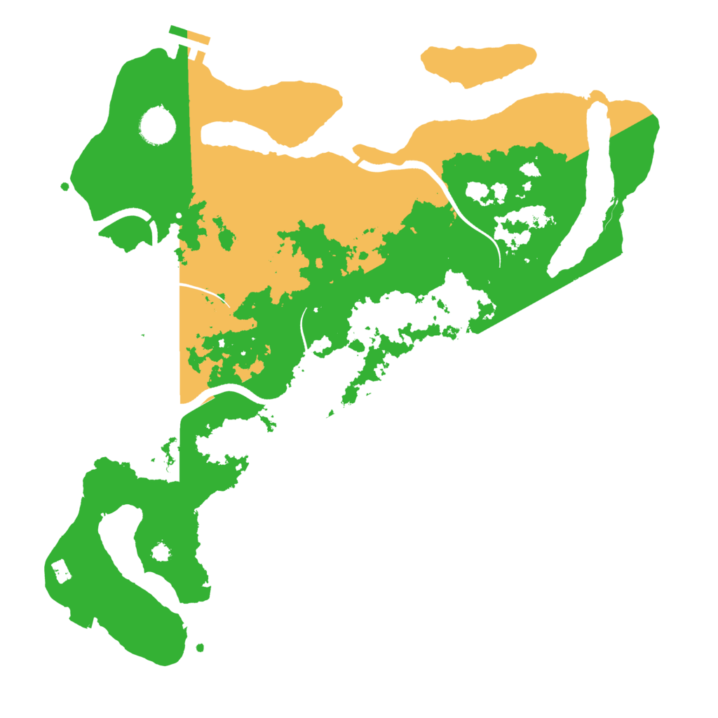 Biome Rust Map: Procedural Map, Size: 3500, Seed: 1793812957