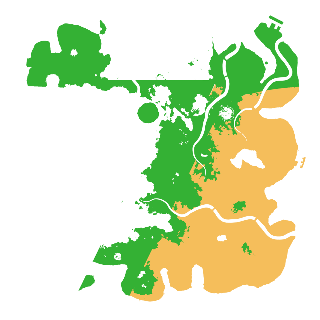 Biome Rust Map: Procedural Map, Size: 4250, Seed: 2044663279